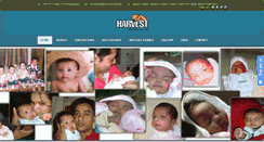 Desktop Screenshot of harvestinfertility.com